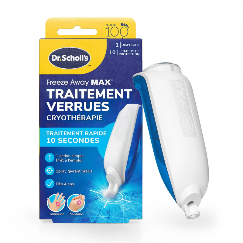Scholl Traitement verrues Freeze Away MAX mains et pieds – Paramarket.com
