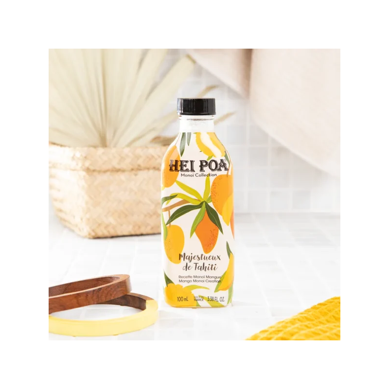 Hei Poa Monoï Majestueux de Tahiti – Paramarket.com