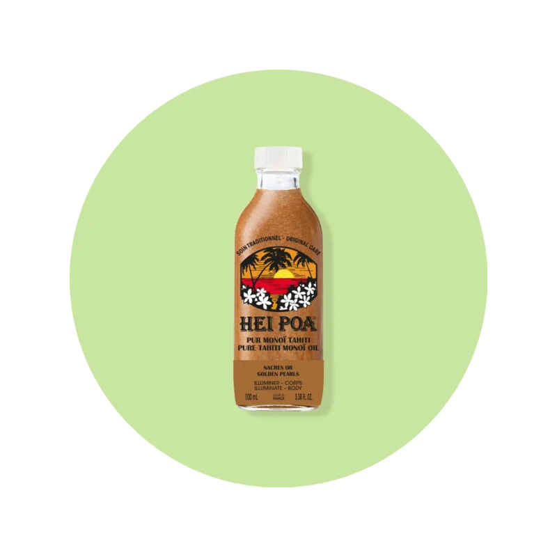 Hei Poa Pur Monoï Tiaré Nacres Or – Paramarket.com