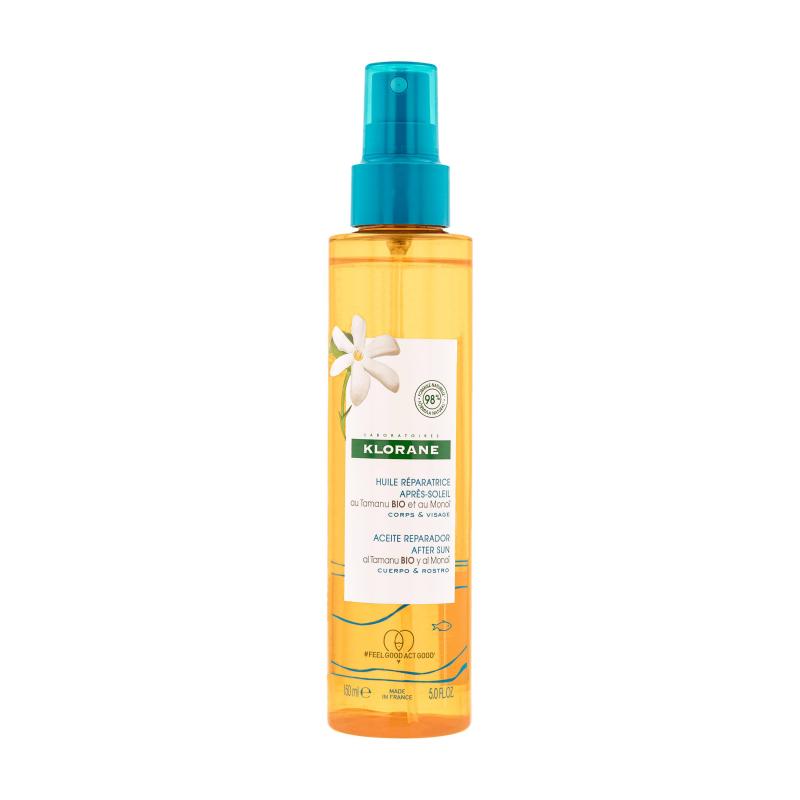 Klorane Huile Réparatrice Après-Soleil au Monoï & Tamanu Bio - Paramarket.com