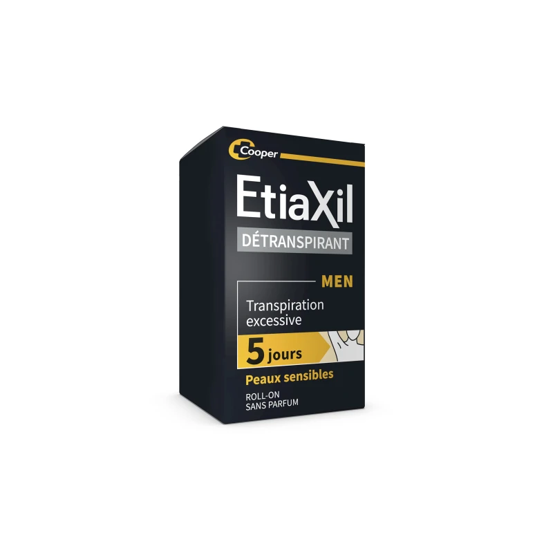 Etiaxil Détranspirant Men Peaux Sensibles Roll-On – Paramarket.com