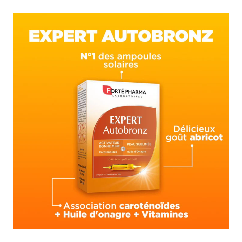 Forte Pharma Expert Autobronz Ampoules – Paramarket.com