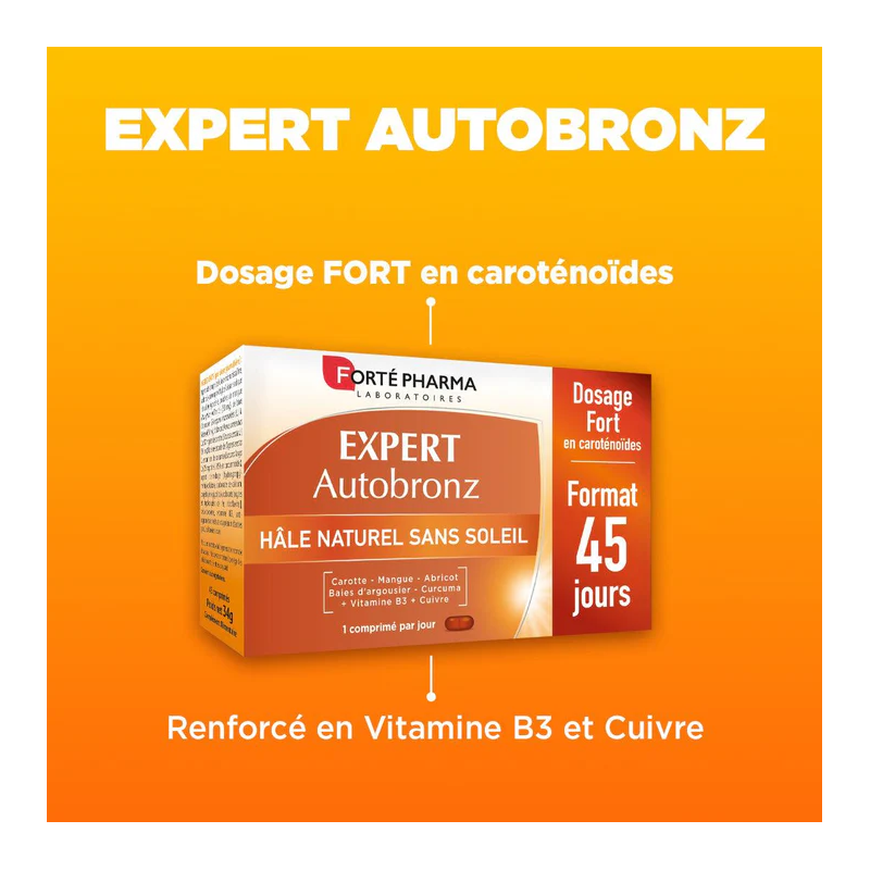 Forte Pharma Expert Autobronz Comprimés – Paramarket.com