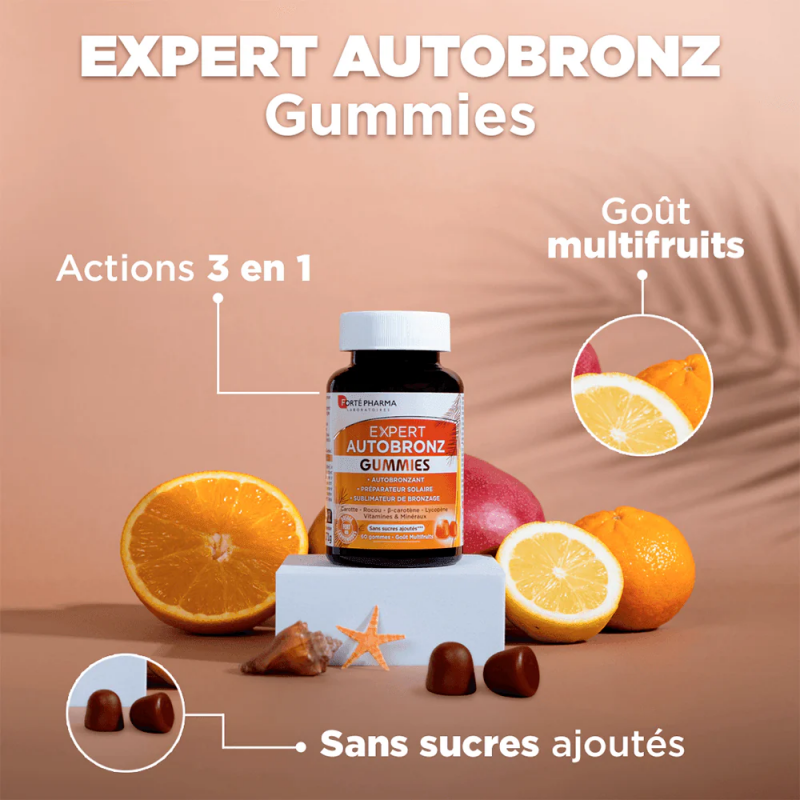 Forte PharmaExpert Autobronz Gummies 3 en 1 – Paramarket.com