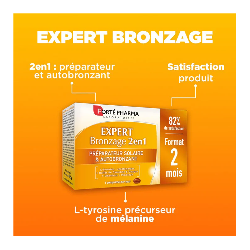Forte Pharma Expert Bronzage Comprimés – Paramarket.com