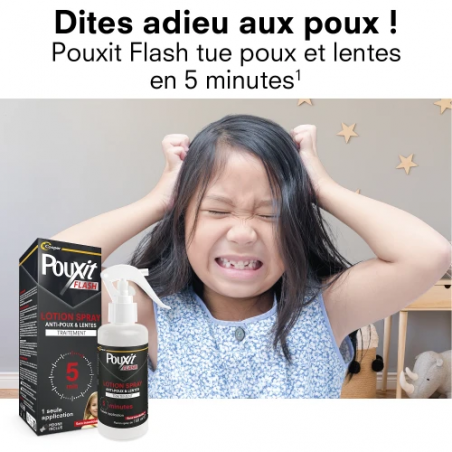 Pouxit Flash Lotion Anti-Poux en spray – Paramarket.com