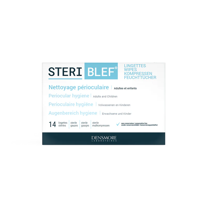 Densmore Steriblef Lingettes Nettoyage perioculaire – Paramarket.com