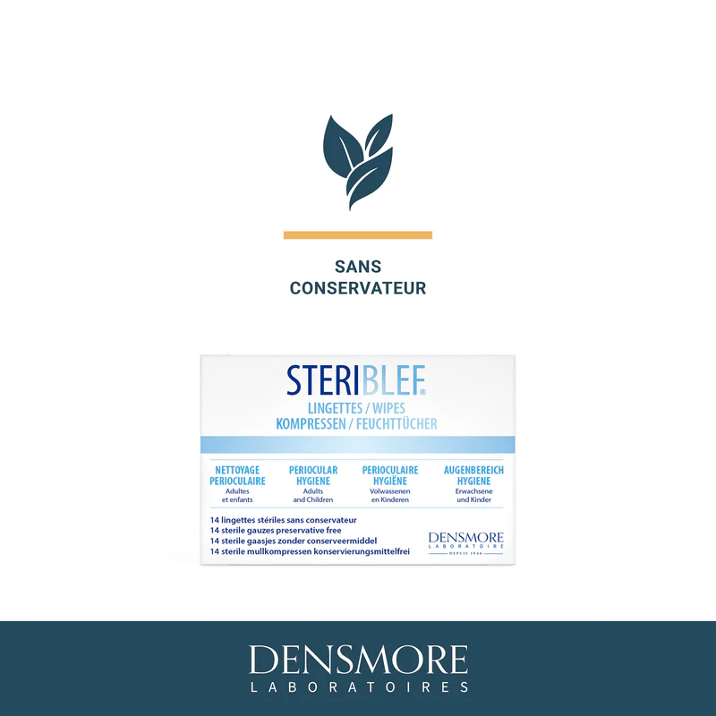 Densmore Steriblef Lingettes Nettoyage perioculaire – Paramarket.com