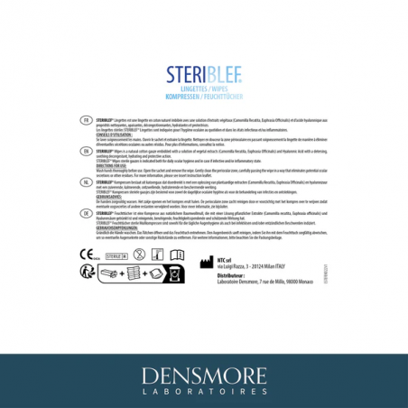 Densmore Steriblef Lingettes Nettoyage perioculaire – Paramarket.com Densmore Steriblef Lingettes Nettoyage perioculaire – Paramarket.com