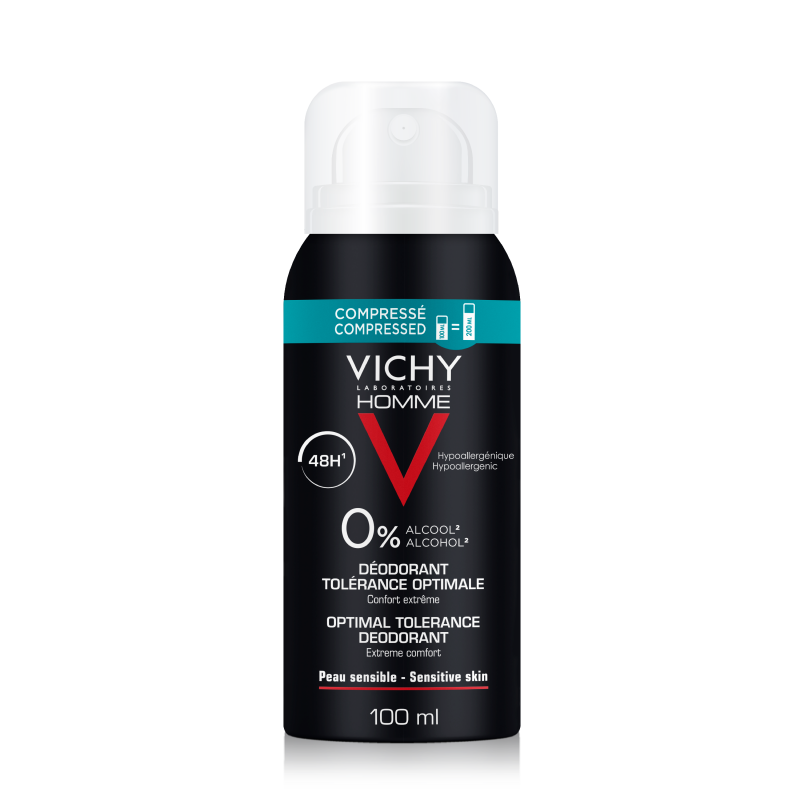 Vichy Homme Deodorant Tolérance Optimale Format Compressé – Paramarket.com