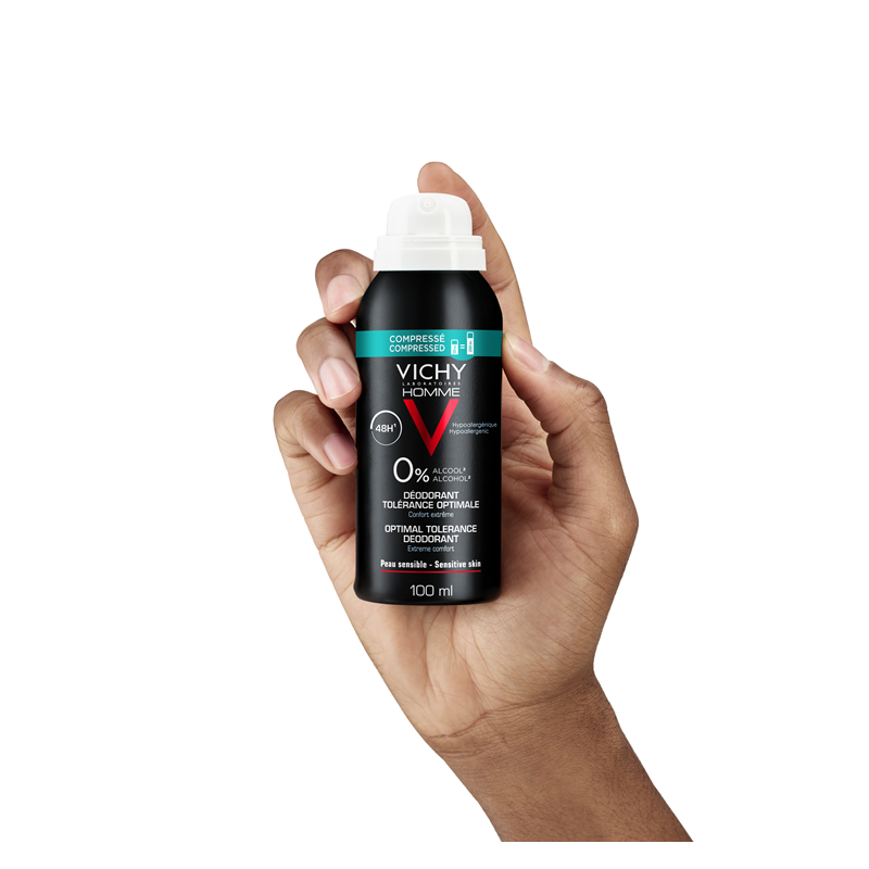 Vichy Homme Deodorant Tolérance Optimale Format Compressé – Paramarket.com