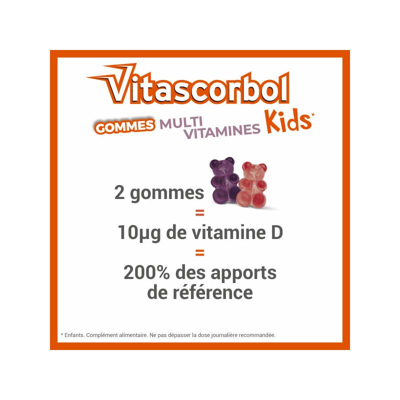 Vitascorbol Gommes Multi Kids - Paramarket.com