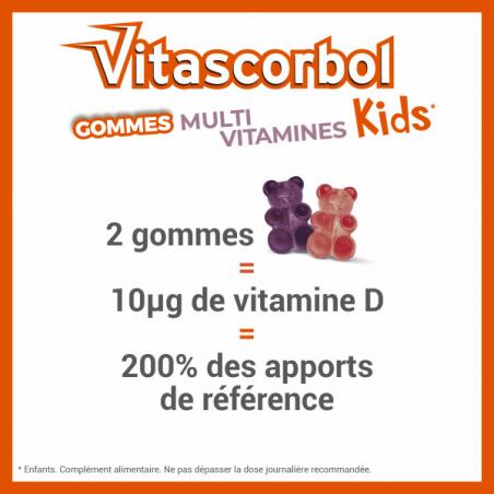 Vitascorbol Gommes Multi Kids - Paramarket.com
