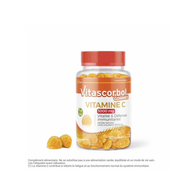 Vitascorbol Gommes Vitamine C 1000mg - Paramarket.com