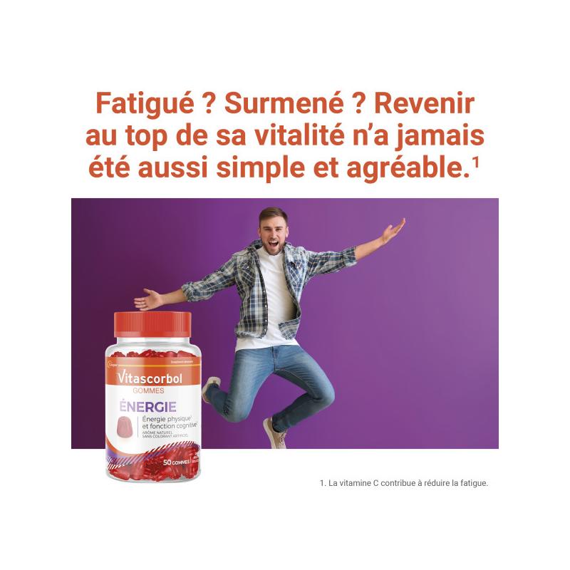 Vitascorbol Gommes Énergie - Paramarket.com