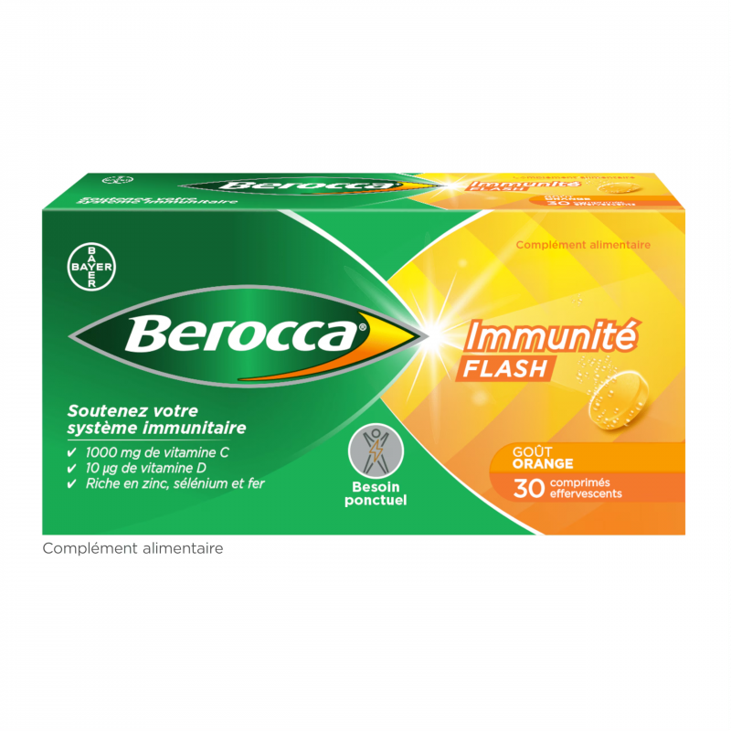 Berocca Immunite Flash comprimés effervescents – Paramarket.com