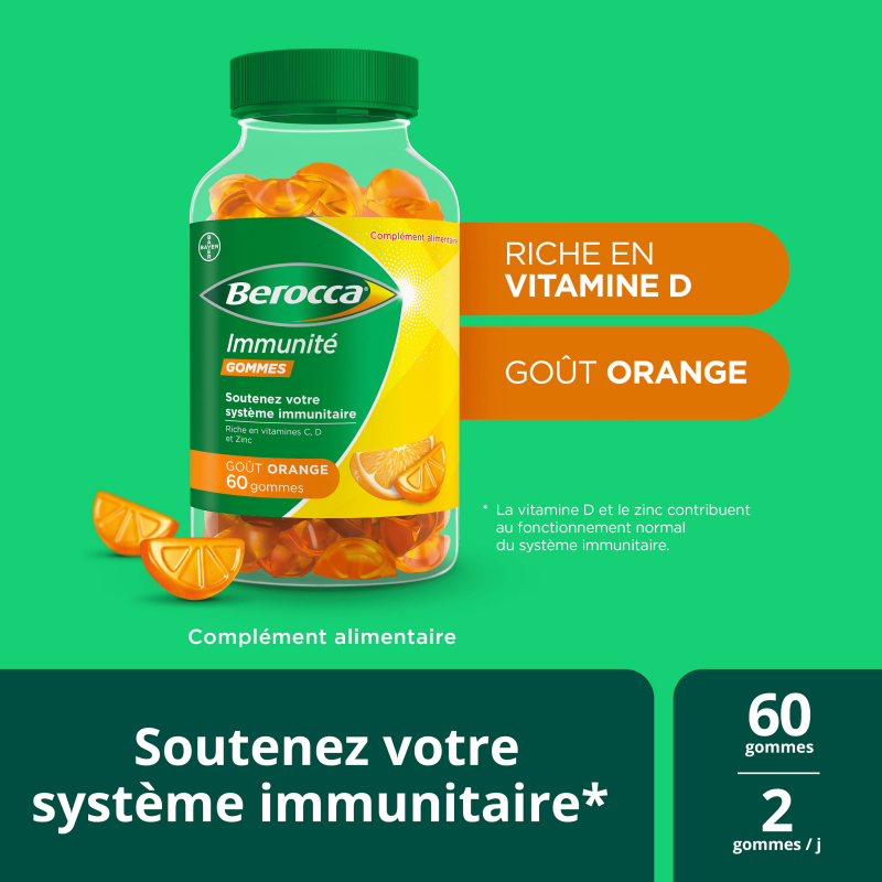 Berocca Immunité Gommes – Paramarket.com