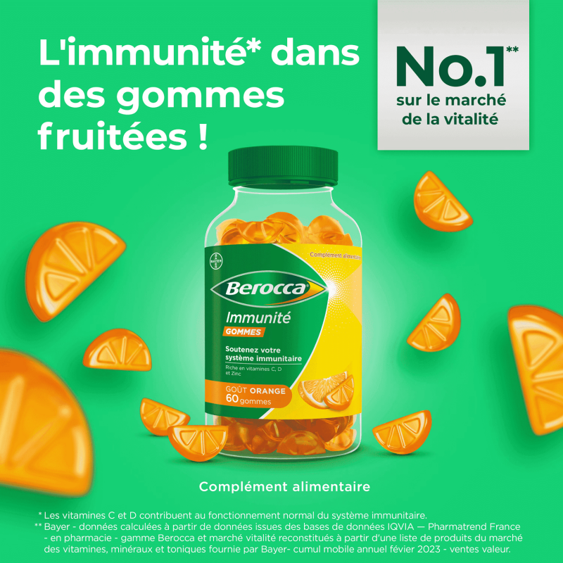 Berocca Immunité Gommes – Paramarket.com
