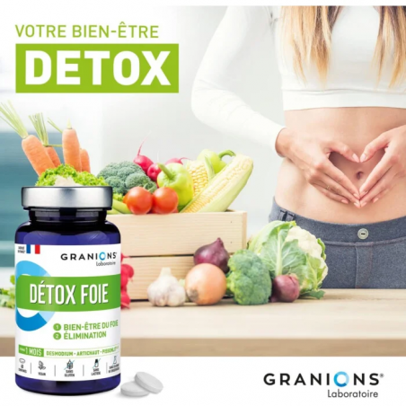 Granions Detox Foie 1000mg Comprimés – Paramarket.com