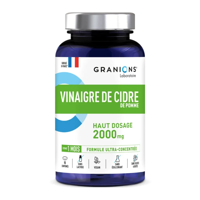 Granions Vinaigre de cidre de pomme 2000mg Comprimés - Paramarket.com