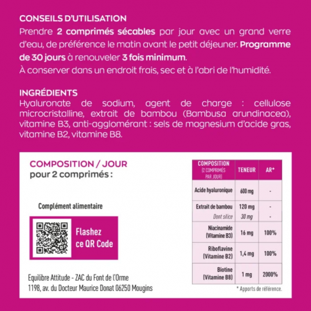 Granions Acide Hyaluronique Ultra Dosé 600mg - Paramarket.com