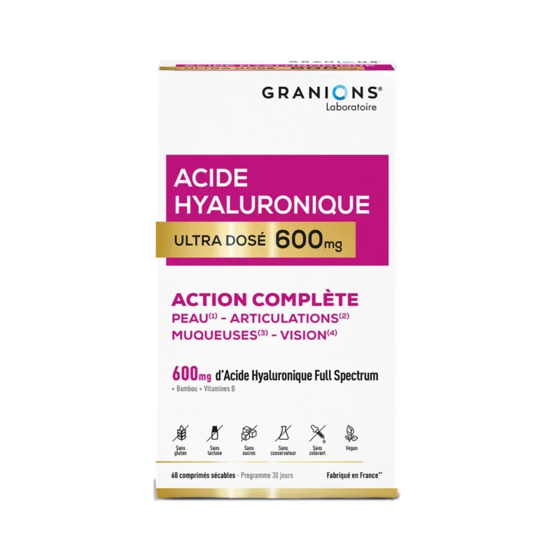 Granions Acide Hyaluronique Ultra Dosé 600mg - Paramarket.com