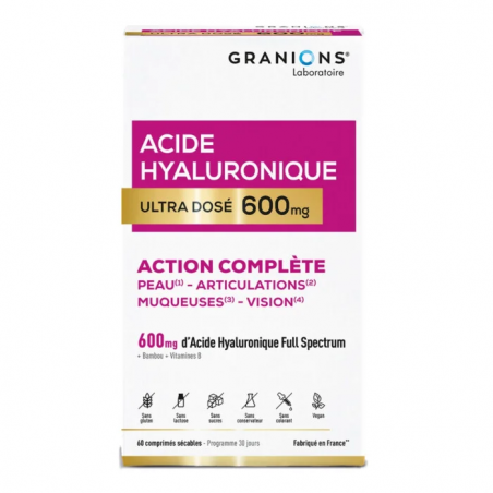 Granions Acide Hyaluronique Ultra Dosé 600mg - Paramarket.com