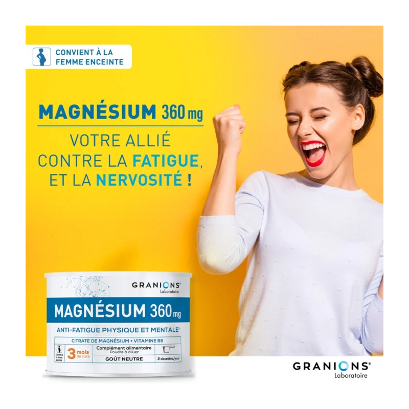 Granions Citrate De Magnesium 360mg Poudre – Paramarket.com