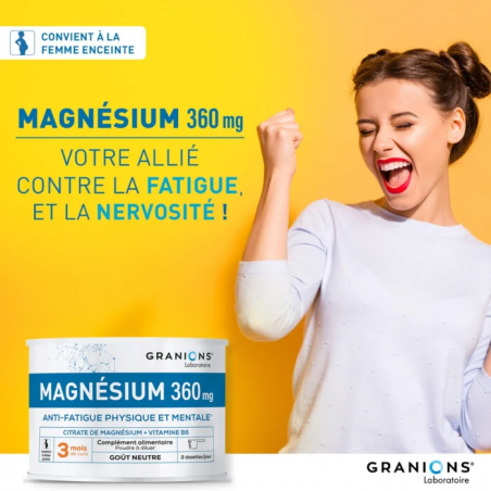 Granions Citrate De Magnesium 360mg Poudre – Paramarket.com