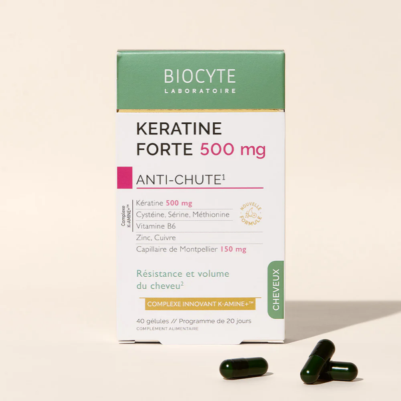 Biocyte Keratine Forte 500mg Gélules - Paramarket.com