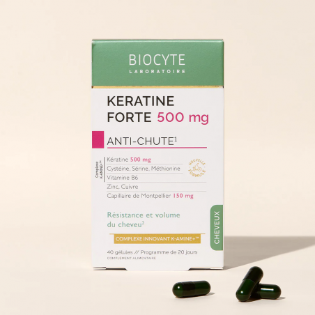 Biocyte Keratine Forte 500mg Gélules - Paramarket.com