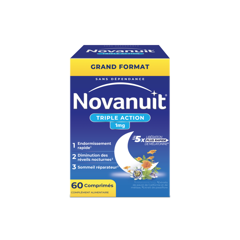 Novanuit Triple Action Comprimés - Paramarket.com