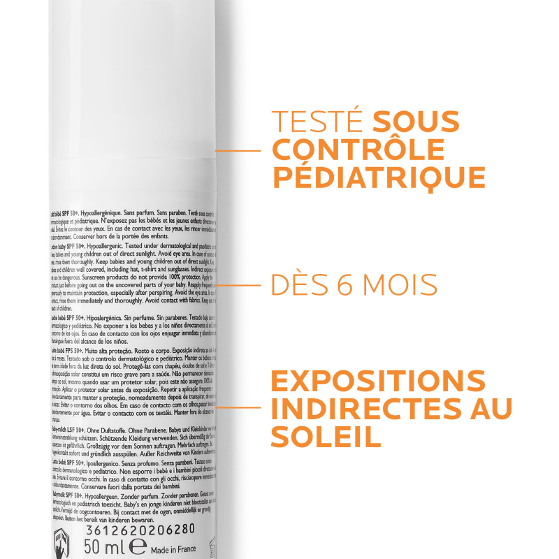 Anthelios Dermo-Pediatrics Spf50+ Lait Bébé sans parfum – Paramarket.com