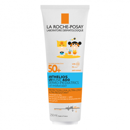 ANTHELIOS DERMO-PEDIATRICS SPF50+ Lait Solaire Enfants Peaux Sensibles Visage & Corps Sans Parfum - Paramarket.com
