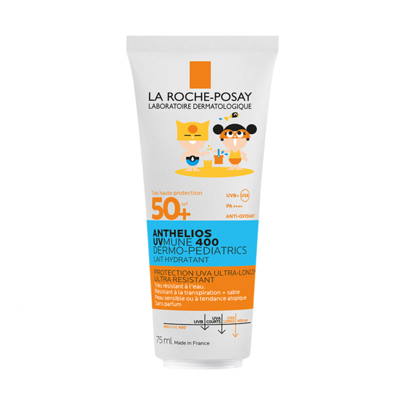 Lait Solaire Enfants Peaux Sensibles Visage & Corps Sans Parfum SPF50+ - Paramarket.com