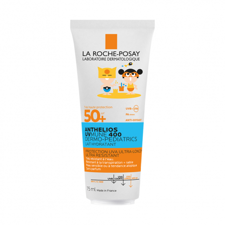 Lait Solaire Enfants Peaux Sensibles Visage & Corps Sans Parfum SPF50+ - Paramarket.com