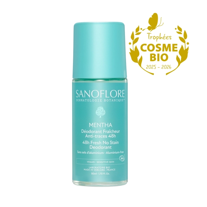 Sanoflore Déodorant Mentha 48h Roll-on - Paramarket.com