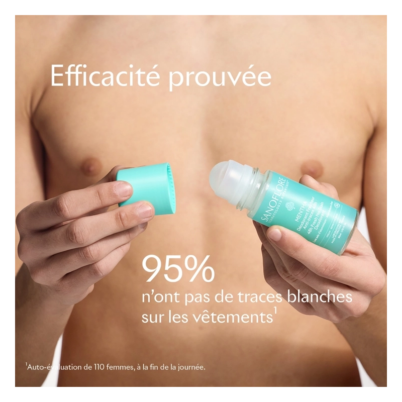 Sanoflore Déodorant Mentha 48h Roll-on - Paramarket.com