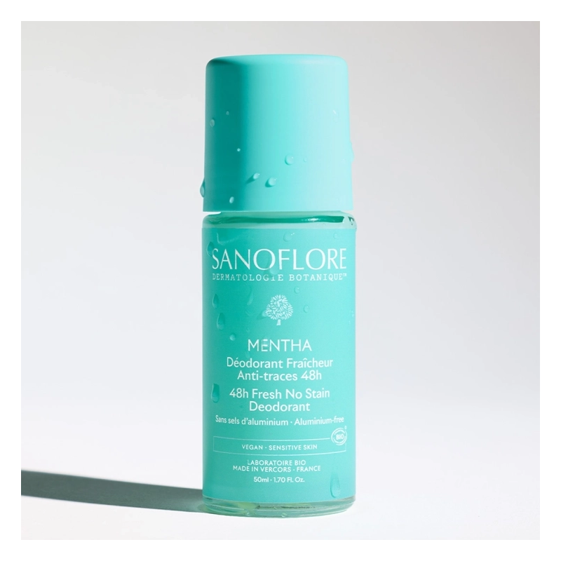 Sanoflore Déodorant Mentha 48h Roll-on - Paramarket.com