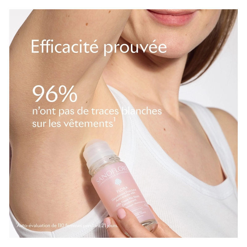 Sanoflore Déodorant Flora 48h Roll-on Recharge - Paramarket.com