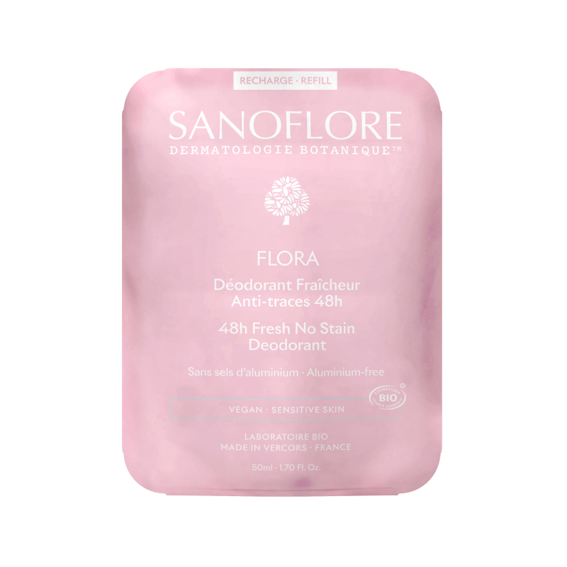 Sanoflore Déodorant Flora 48h Roll-on Recharge - Paramarket.com