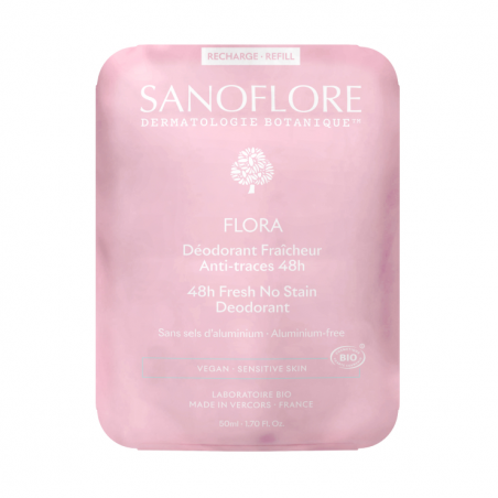 Sanoflore Déodorant Flora 48h Roll-on Recharge - Paramarket.com