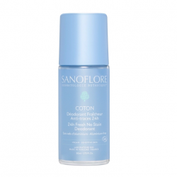 Sanoflore Déodorant Coton 24h Roll-On - Paramarket.com