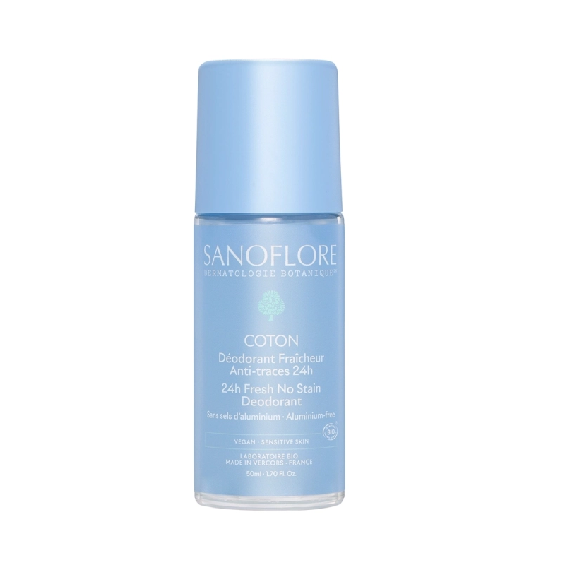 Sanoflore Déodorant Coton 24h Roll-On - Paramarket.com