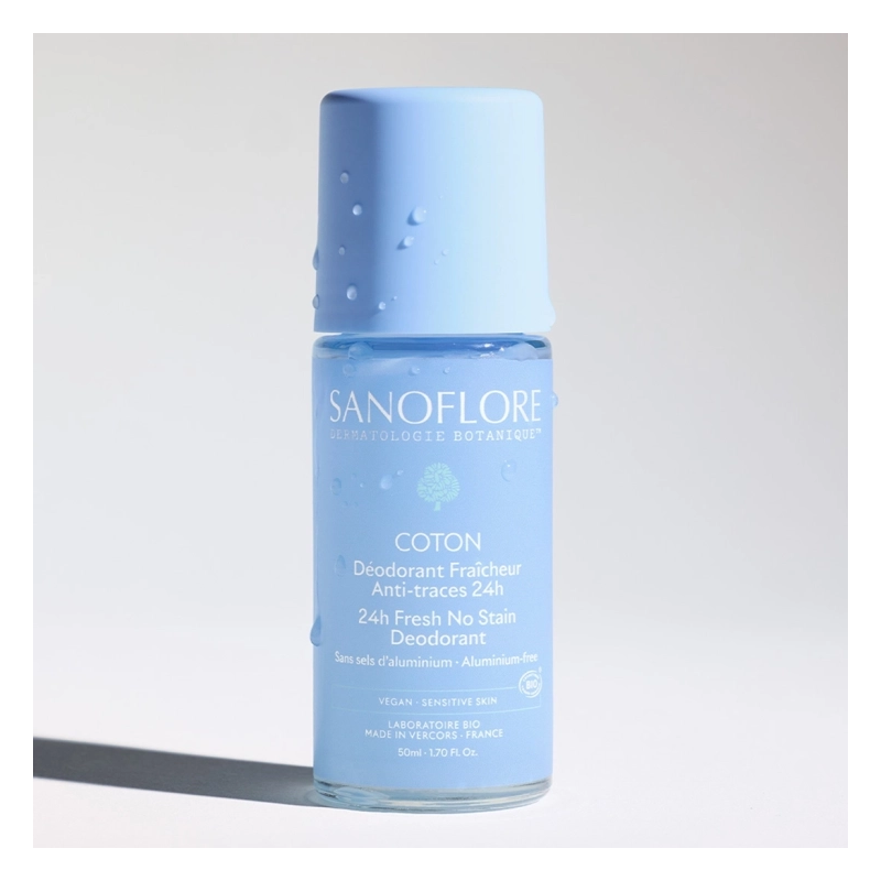 Sanoflore Déodorant Coton 24h Roll-On - Paramarket.com