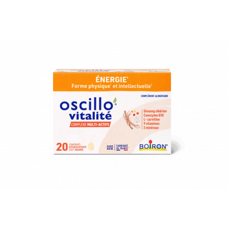 OSCILLO’ Vitalité Adulte Comprimés Effervescents - Paramarket.com
