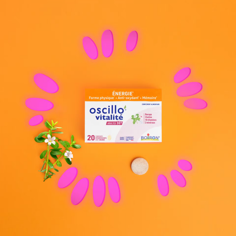 OSCILLO’ Vitalité 50+ Comprimés Effervescents - Paramarket.com
