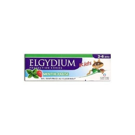 Dentifrice Kids 2-6 Ans Menthe-Fraise des laboratoires Elgydium