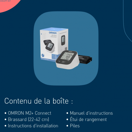 Omron Tensiometre Bras M2+ Connect – Paramarket.com