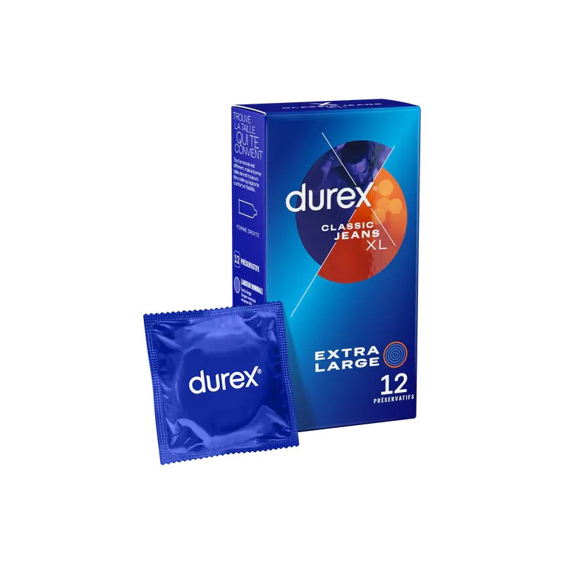 Durex Preservatif Confort Classic Jeans XXL – Paramarket.com